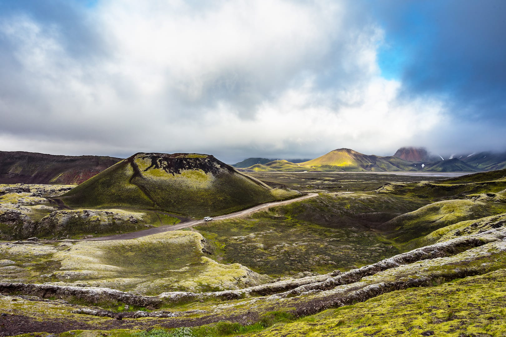 SuperJeep drive off the beaten path in Iceland