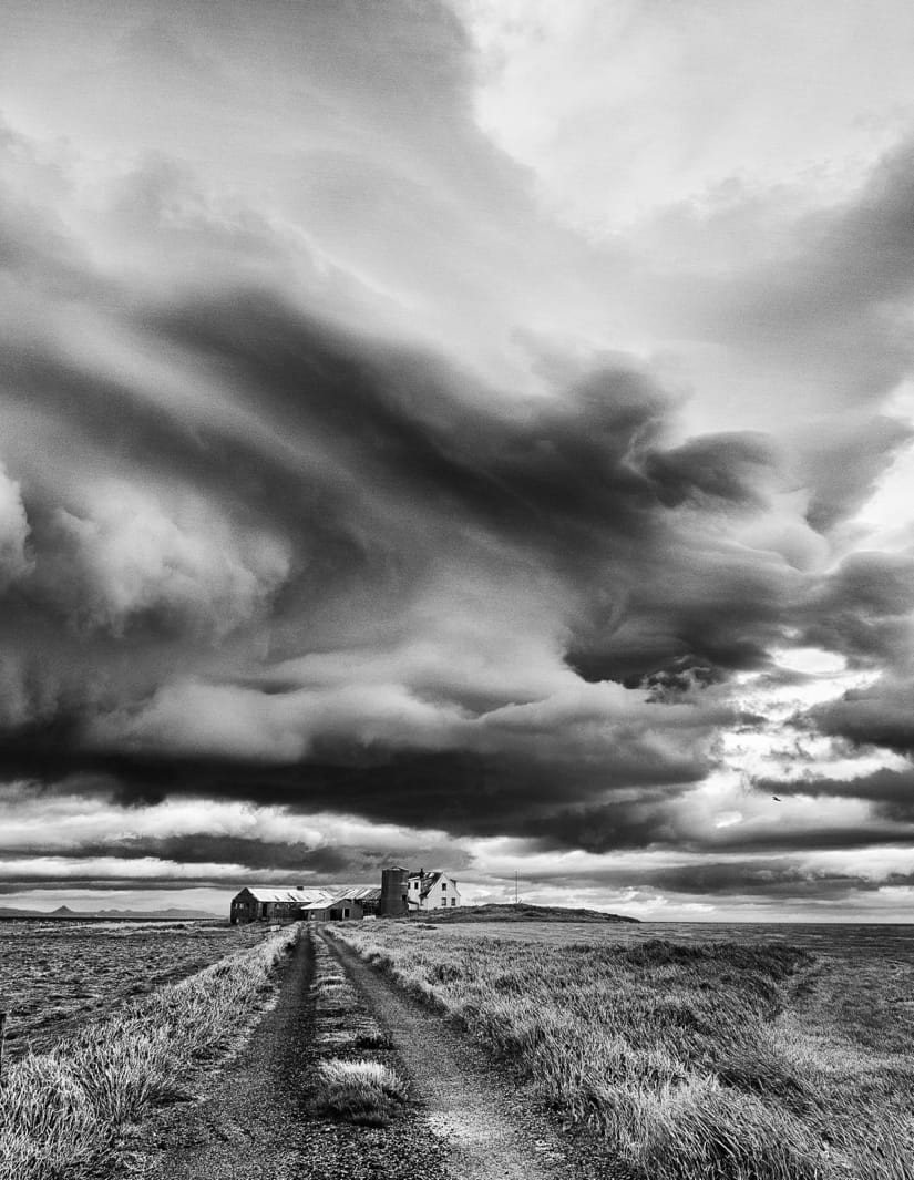 An old deserted Icelandic farm