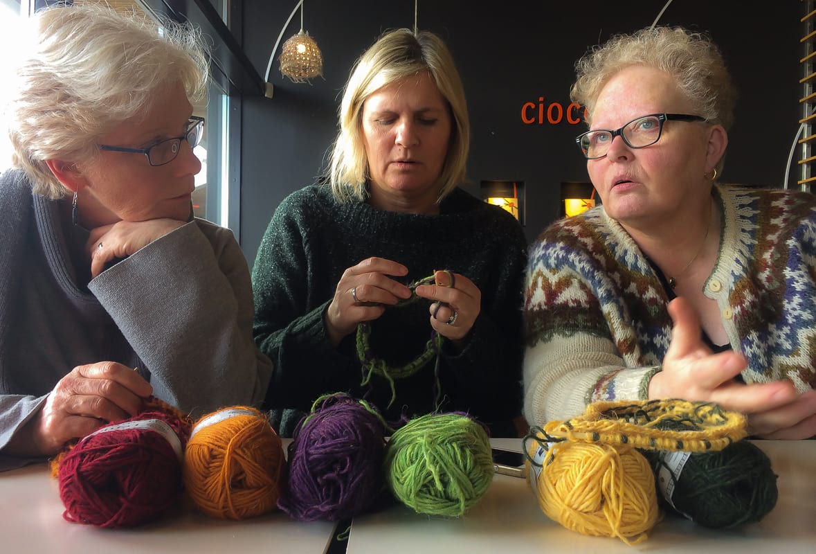 Icelandic sweater knitting workshop