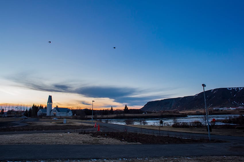 Selfoss town South Coast Iceland