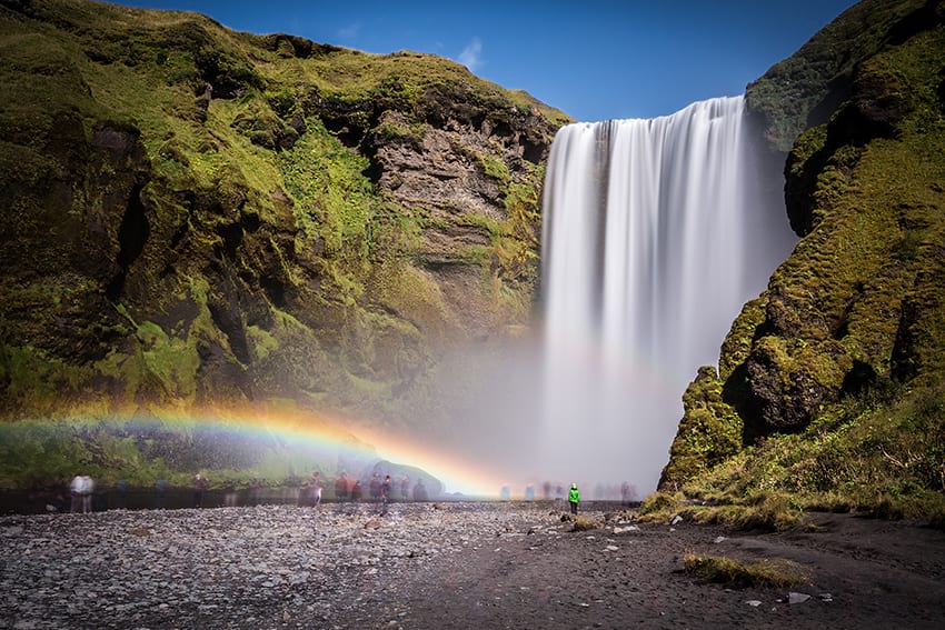 Skógafoss waterfall in Iceland