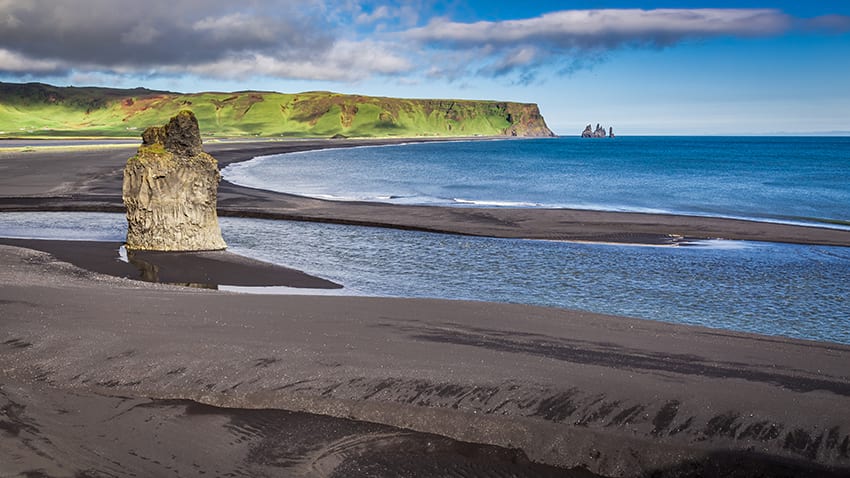 View from Dyrhólaey South Coast Iceland