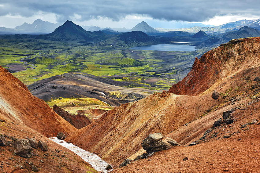 Landmannalaugar Thorsmork Highlands South Iceland