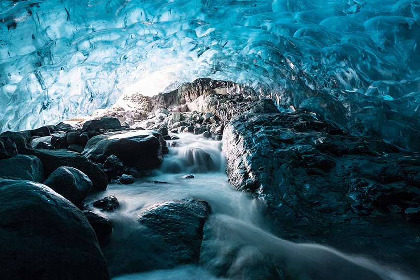 Ice cave Vatnajökull South Coast Iceland