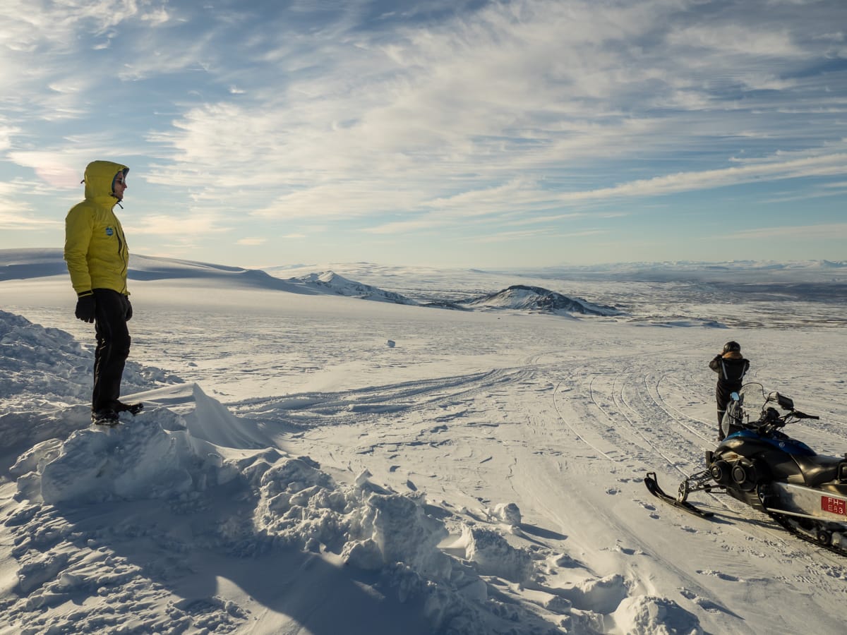 There is nothing like feeling the cold glacier wind when rushing through the open landscape